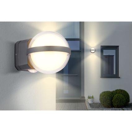 Globo - LED Екстериорен аплик LED/12W/230V IP54 черен