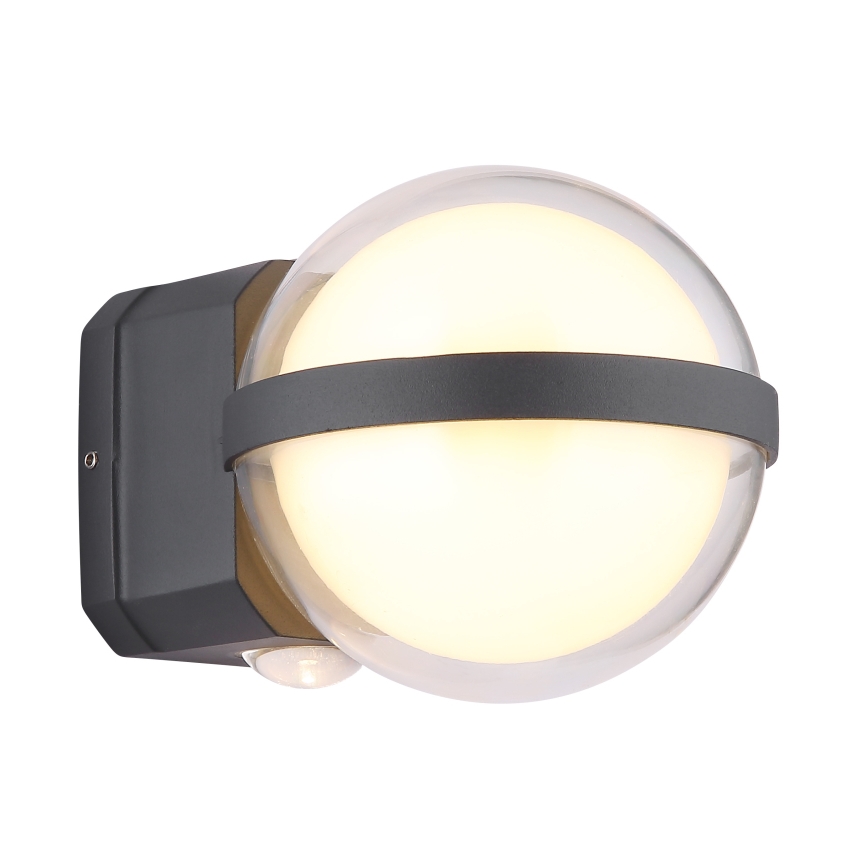 Globo - LED Екстериорен аплик LED/12W/230V IP54 черен