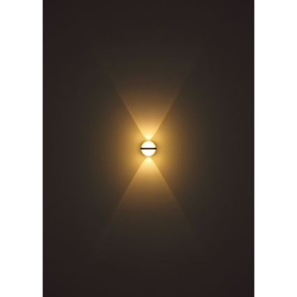 Globo - LED Екстериорен аплик LED/12W/230V IP54 черен