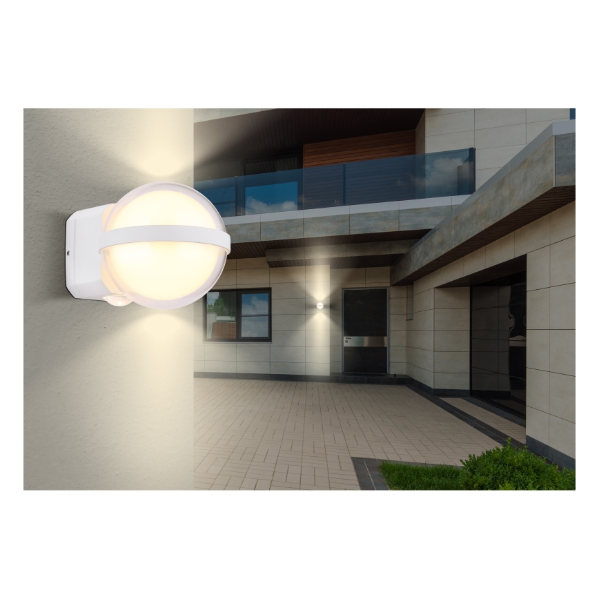 Globo - LED Екстериорен аплик LED/12W/230V IP54 бял