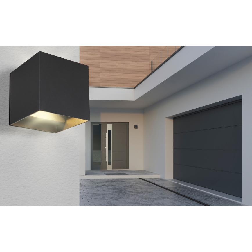 Globo - LED Екстериорен аплик 2xLED/3W/230V IP44 черен