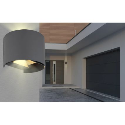 Globo - LED външно стенно осветително тяло 2xLED/3W/230V IP54