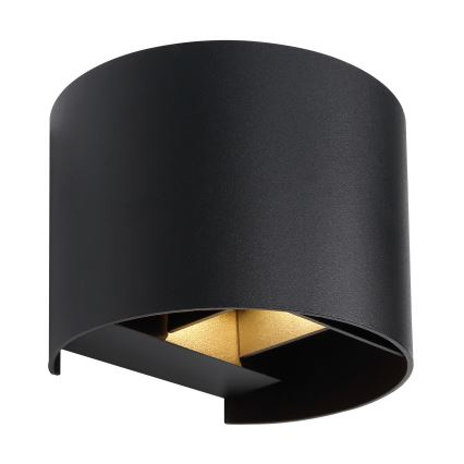 Globo - LED Екстериорен аплик 2xLED/3W/230V IP44 черен