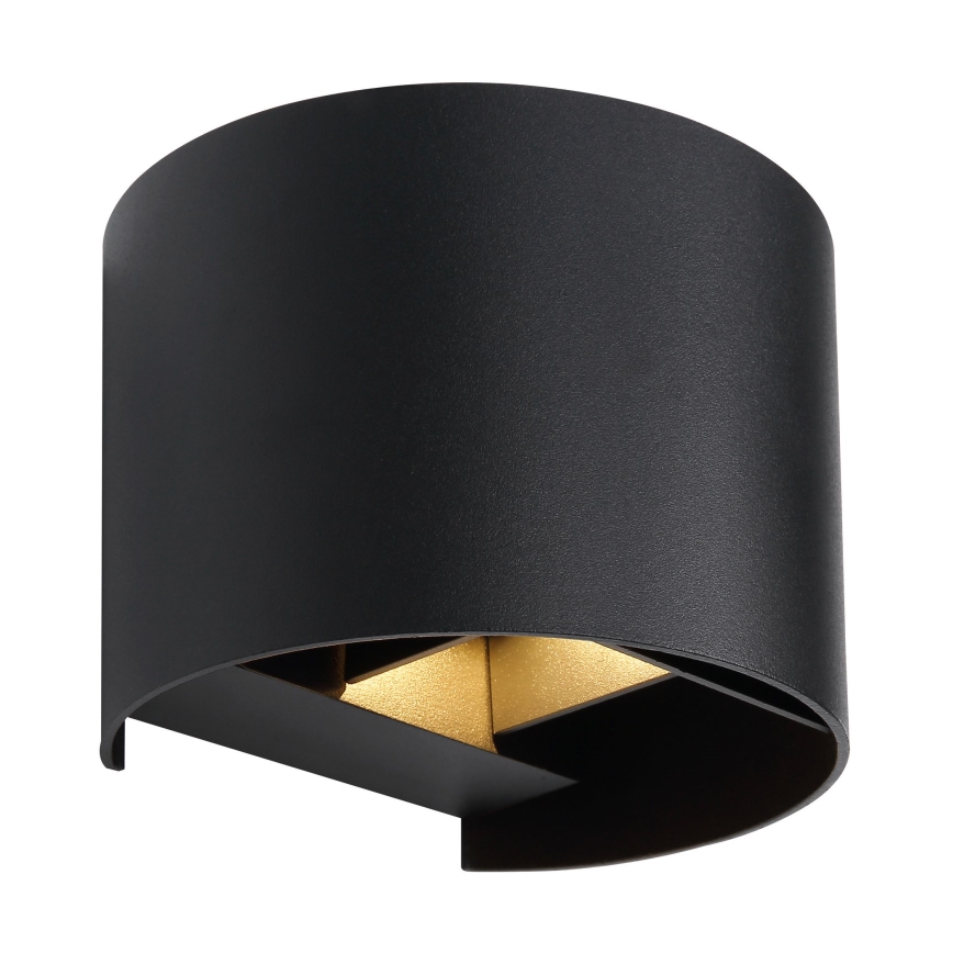 Globo - LED Екстериорен аплик 2xLED/3W/230V IP44 черен