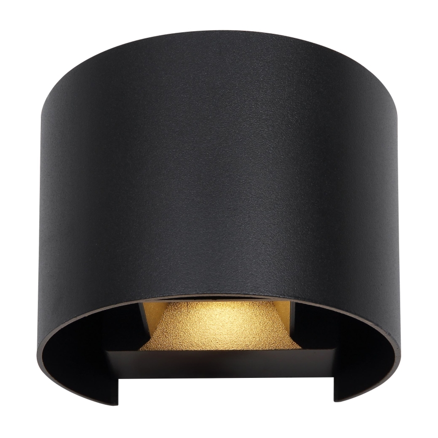 Globo - LED Екстериорен аплик 2xLED/3W/230V IP44 черен