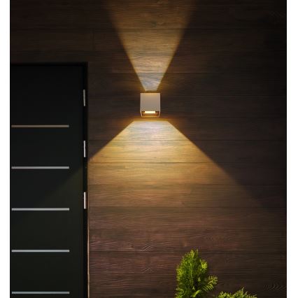 Globo - LED Външно стенно осветително тяло 2xLED/3W/230V IP54