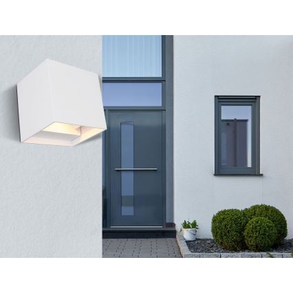 Globo - LED Екстериорен аплик 2xLED/3W/230V IP44 бял