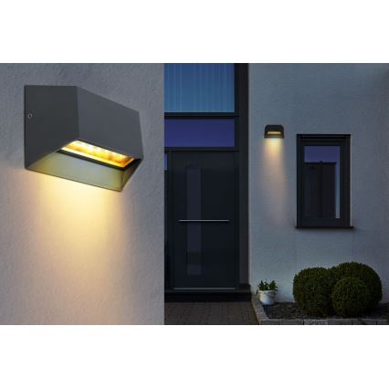 Globo - LED Екстериорен аплик LED/7W/230V IP54 антрацит