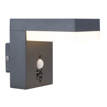 Globo - LED Екстериорна лампа със сензор LED/9,5W/230V IP44