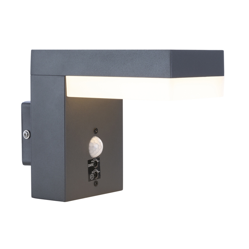 Globo - LED Екстериорна лампа със сензор LED/9,5W/230V IP44