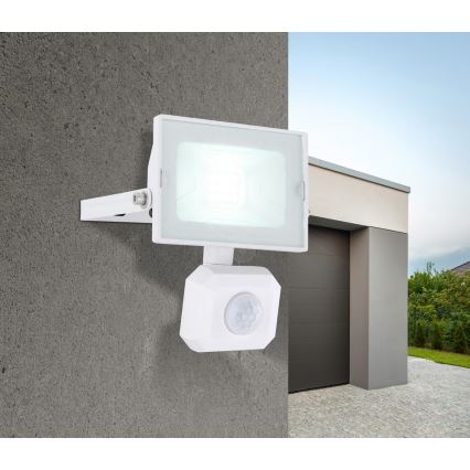 Globo - LED Прожектор със сензор LED/10W/230V IP44