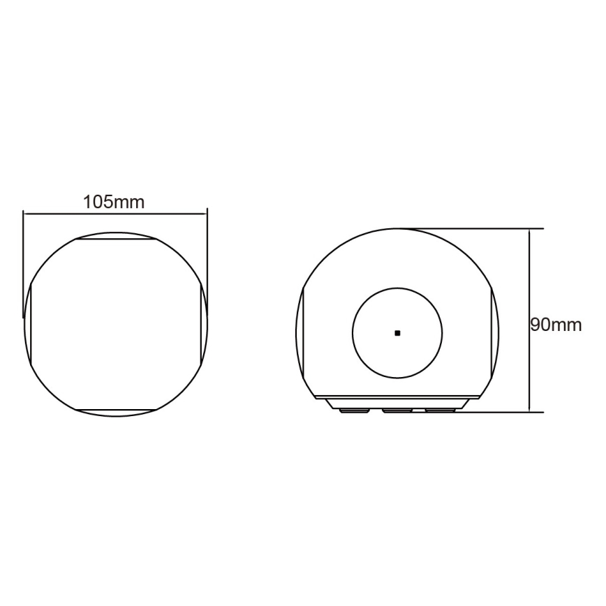Globo - LED Външно стенно осветително тяло LED/4,5W/230V IP54