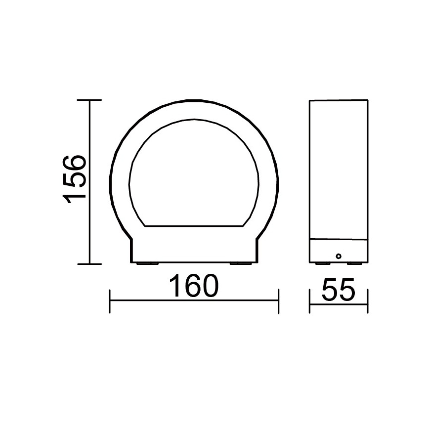Globo - LED външна стенна лампа LED/6W/230V IP54