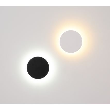 Globo - LED Екстериорен аплик LED/15W/230V 3000/4000/6000K Ø 25,2 см IP44 черен