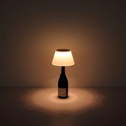 Globo - LED Соларен абажур за бутилка 10xLED/1,5W/3V IP44