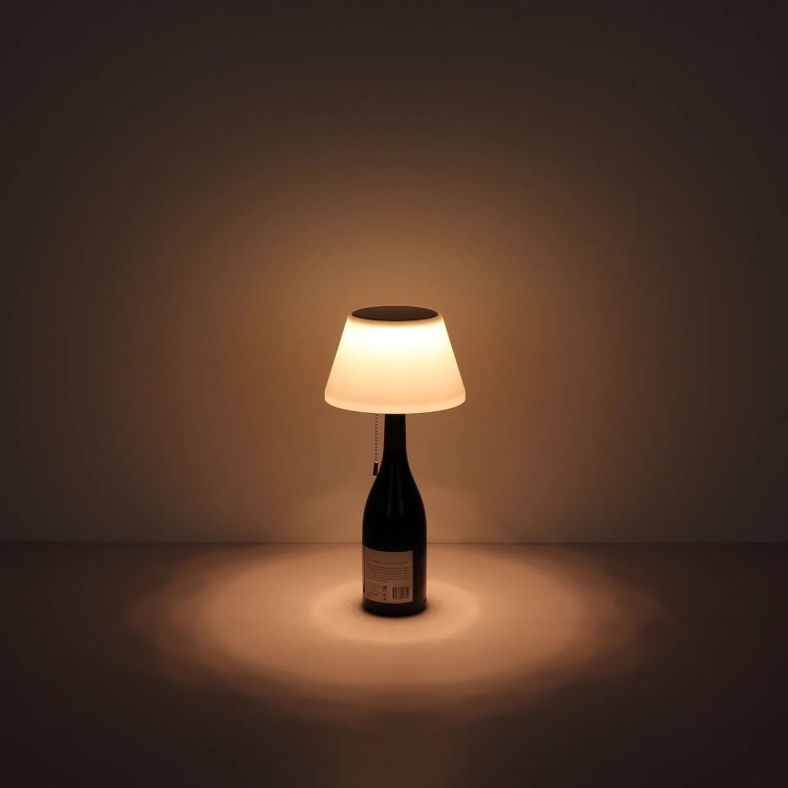 Globo - LED Соларен абажур за бутилка 10xLED/1,5W/3V IP44
