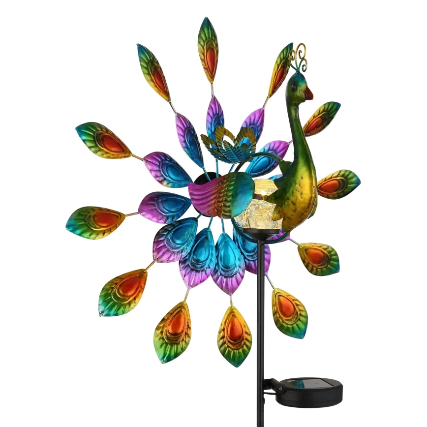 Globo - LED Соларен декорация LED/0,06W/3V IP44 паун