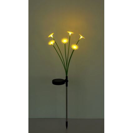 Globo - LED соларно осветително тяло 6xLED/3V IP44 600 mAh цвете