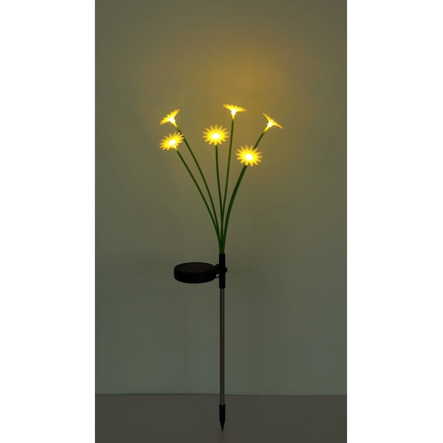 Globo - LED соларно осветително тяло 6xLED/3V IP44 600 mAh цвете