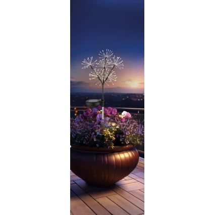 Globo - LED соларно осветително тяло 3xLED/3V IP44 600 mAh ефект фойерверк