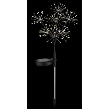 Globo - LED соларно осветително тяло 3xLED/3V IP44 600 mAh ефект фойерверк