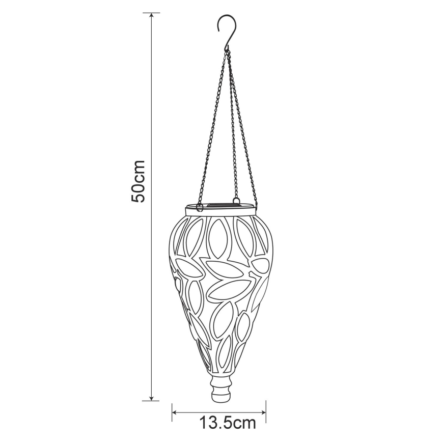 Globo - LED Соларна лампа LED/0,9W/3,2V IP44 200 mAh прозрачен