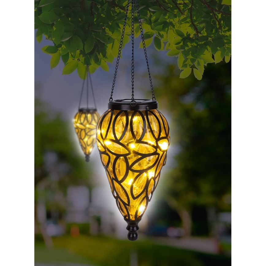 Globo - LED Соларна лампа LED/0,9W/3,2V IP44 жълта