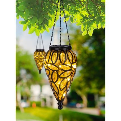 Globo - LED Соларна лампа LED/0,9W/3,2V IP44 жълта
