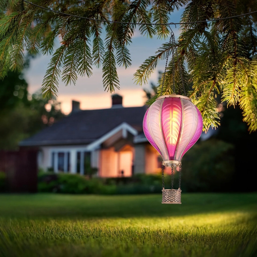 Globo - LED Соларна декорация с висулка 20xLED/0,5W/3V IP44 летящ балон