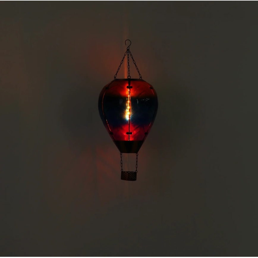 Globo - LED Соларна декорация с висулка 24xLED/0,2W/3V IP44 летящ балон