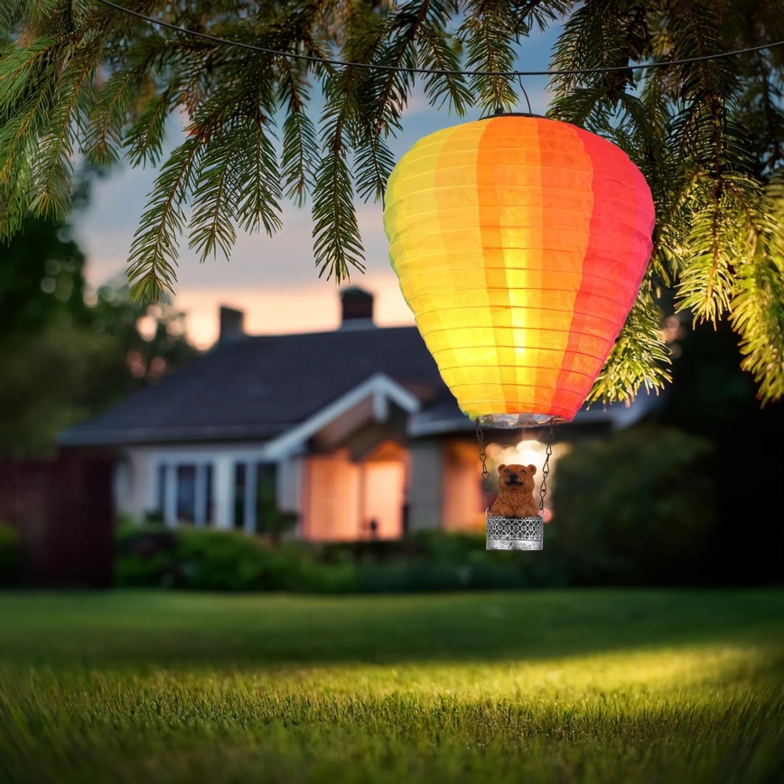 Globo - LED Соларна декорация с висулка 24xLED/0,06W/3V IP44 летящ балон