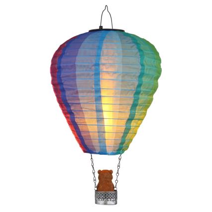 Globo - LED Соларна декорация с висулка 24xLED/0,06W/3V IP44 летящ балон