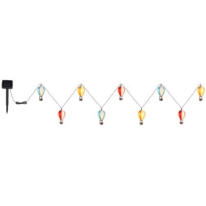 Globo - LED Соларна верига 9xLED/0,06W/3V 390 см IP44