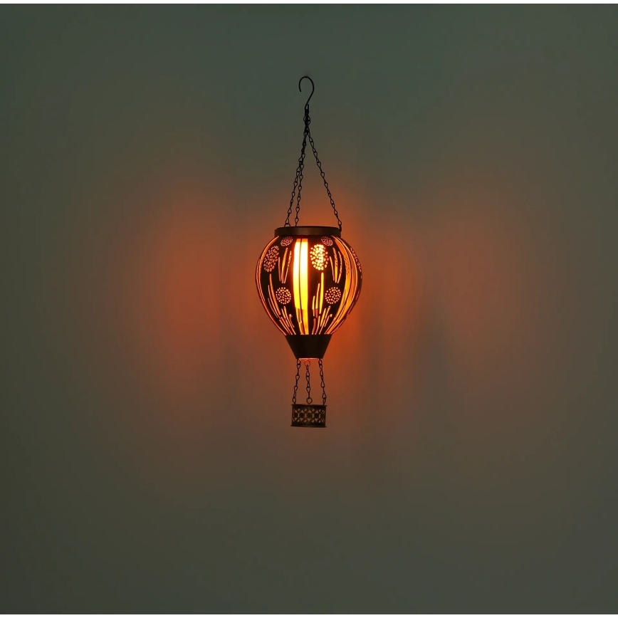Globo - LED висяща соларна декорация 12xLED/0,02W/3V IP44 300 mAh летящ балон