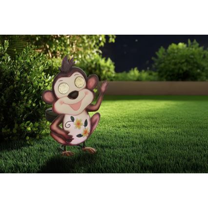 Globo - LED соларна лампа 104xLED/3V IP44 300 mAh маймуна