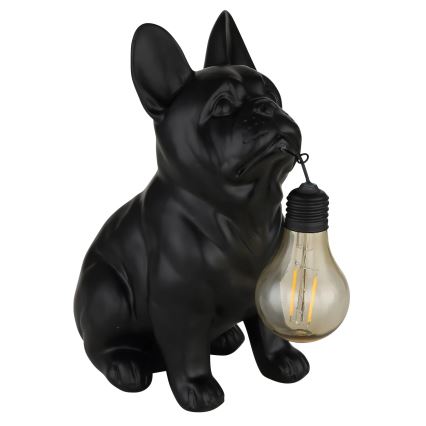 Globo - LED соларно осветително тяло LED/3V IP44 300 mAh черно куче