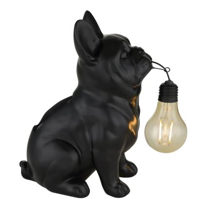 Globo - LED соларно осветително тяло LED/3V IP44 300 mAh черно куче