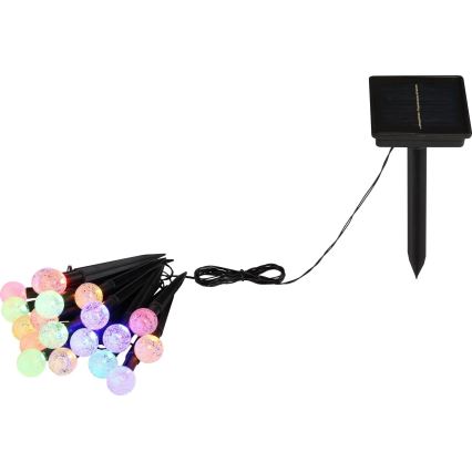 Globo - LED RGB Соларен верига 20xLED/0,06W/3V 770 см IP44