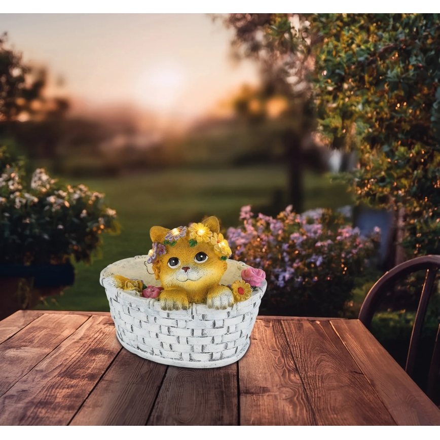 Globo - LED соларно осветително тяло LED/1,2V IP44 300 mAh котка