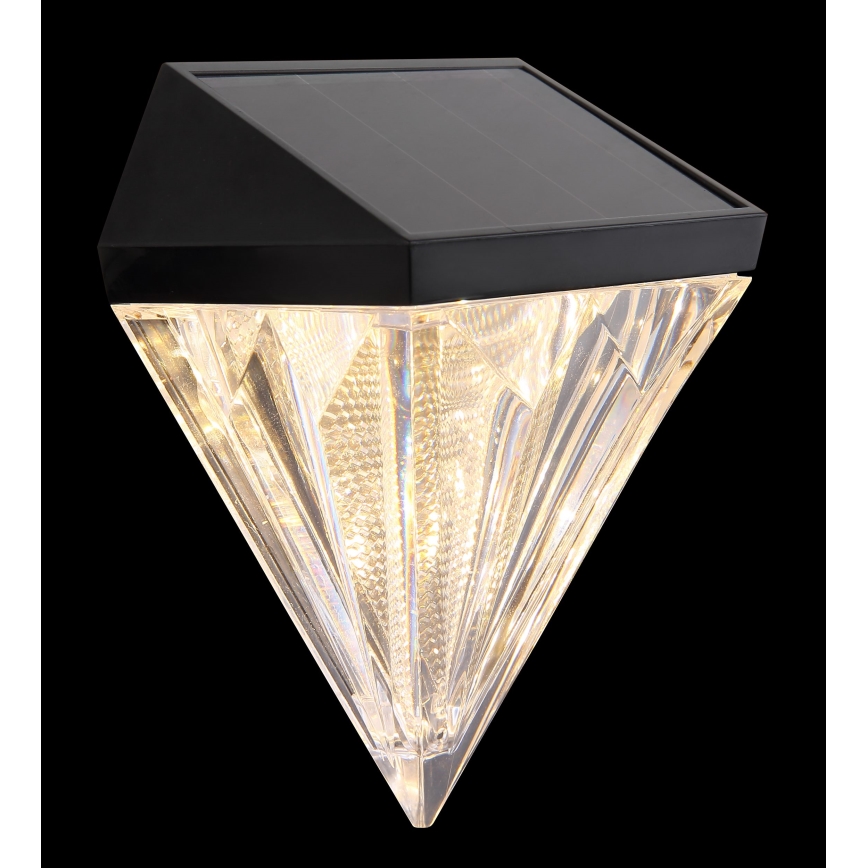 Globo - К-кт 2x LED Соларен аплик LED/0,5W/3V IP44 600 mAh