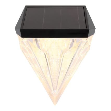 Globo - К-кт 2x LED Соларен аплик LED/0,5W/3V IP44 600 mAh