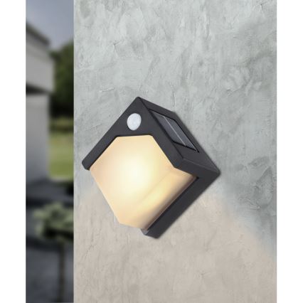 Globo - LED Соларна лампа със сензор LED/0,48W/3V IP44 600 mAh