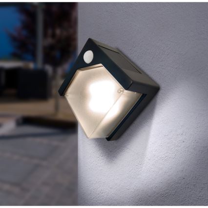 Globo - LED Соларна лампа със сензор LED/0,48W/3V IP44 600 mAh