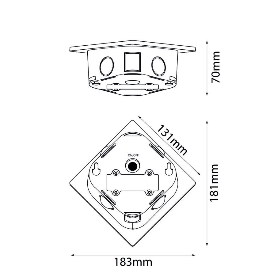 Globo - LED Соларна лампа LED/0,5W/3,2V IP54