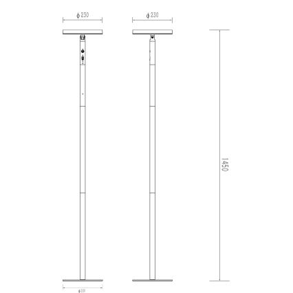 Globo - LED Соларна лампа LED/6W/3,7V IP54