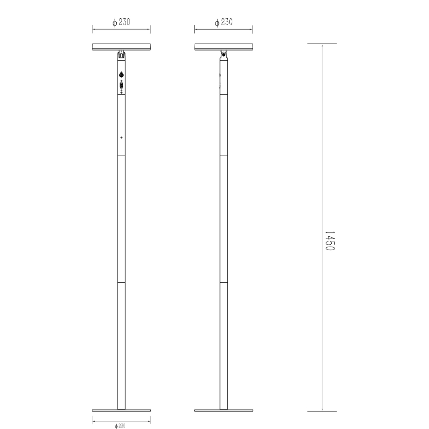 Globo - LED Соларна лампа LED/6W/3,7V IP54