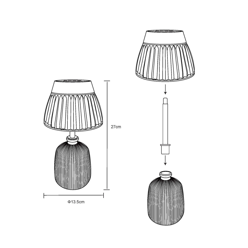 Globo - LED Соларна лампа 10xLED/0,06W/3V IP44