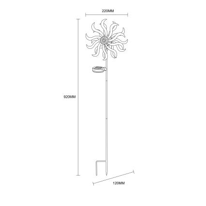 Globo - LED Соларен декорация LED/0,06W/3,2V IP44