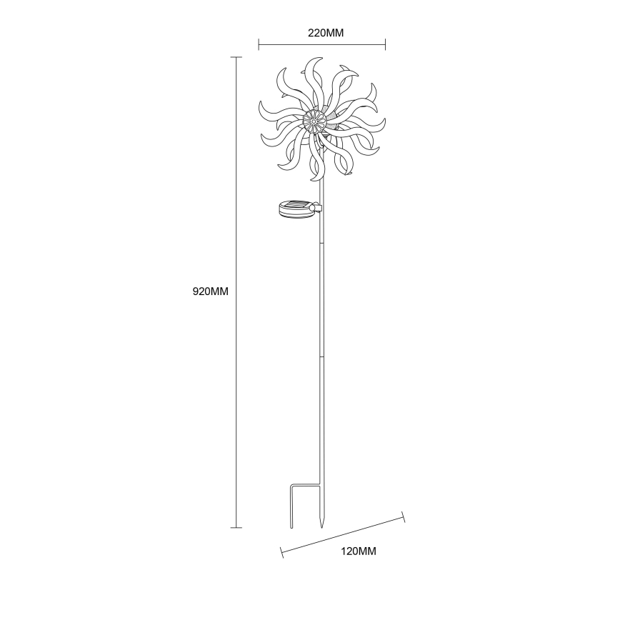 Globo - LED Соларен декорация LED/0,06W/3,2V IP44
