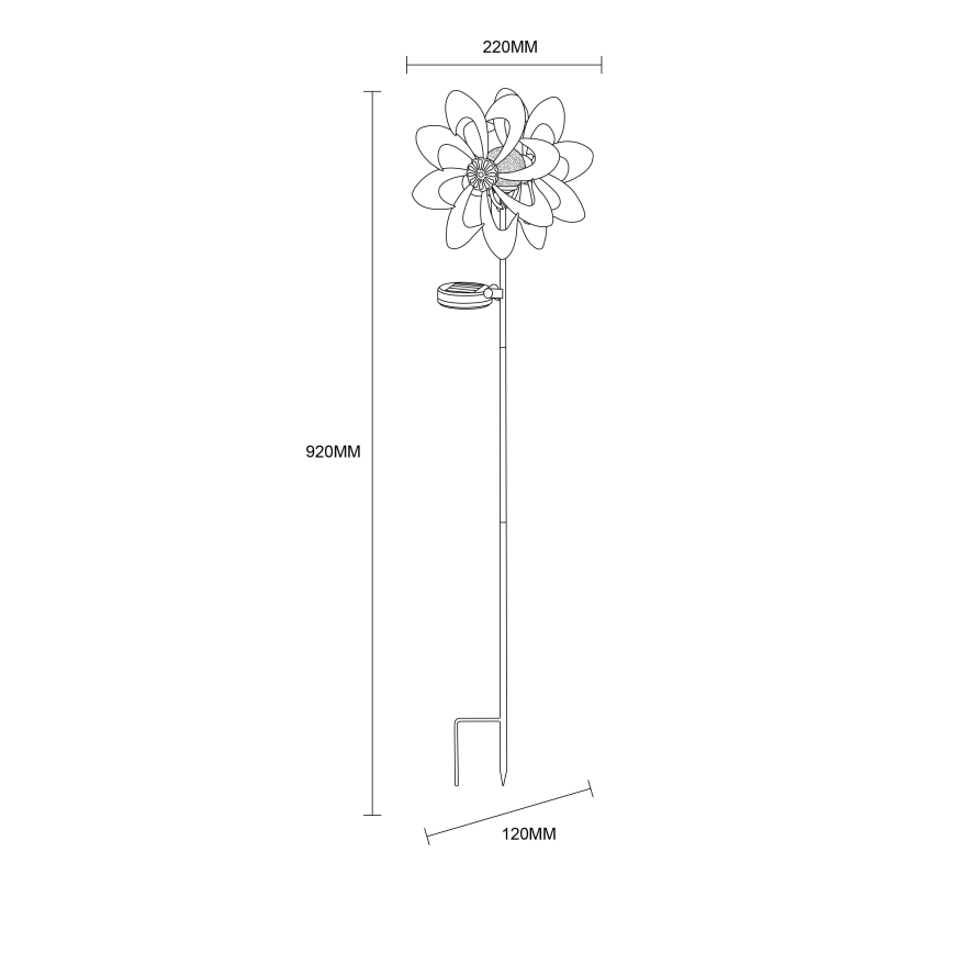 Globo - LED Соларен декорация LED/0,06W/3,2V IP44